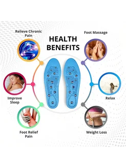 Semelles PiedZen™ - Acupression magnétique pour en finir avec les douleurs dus dos mauvaise posture et les douleur des jambes