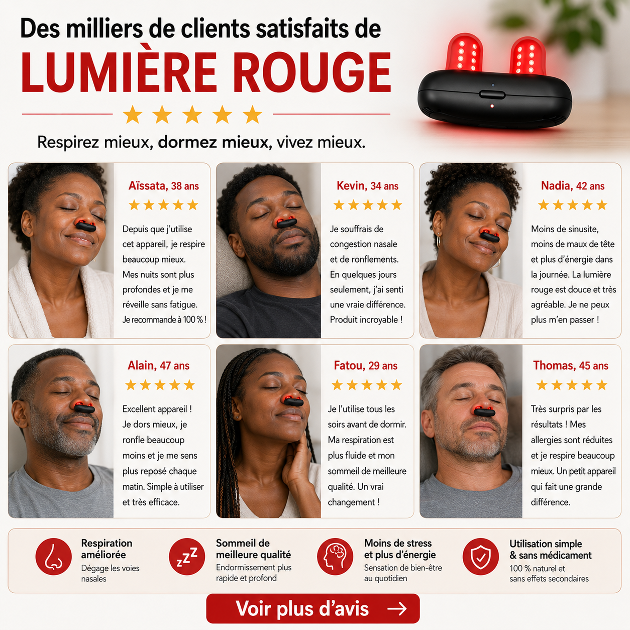 RESPIRA+™ Respirez plus librement, sans ajouter un spray de plus à votre routine