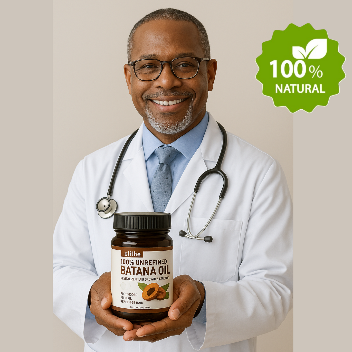 🌿 Huile de Batana 100% Pure – Redonne Vie à Vos Cheveux