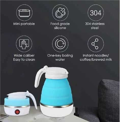 🌡️ Bouilloire Électrique Pliable TravelKettl