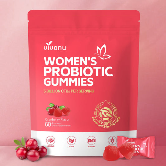 Harmony Femme™ Probiotiques pour l’équilibre intime — Gummies au goût naturel