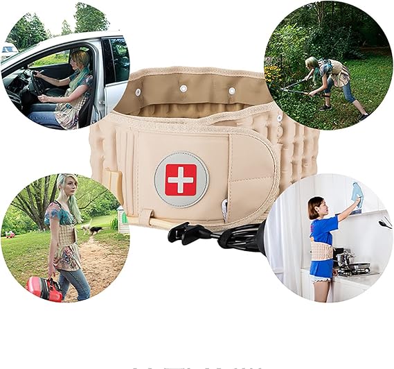 Ceinture Lombaire Gonflable Décompressive — Soulagement Naturel et Instantané du Dos