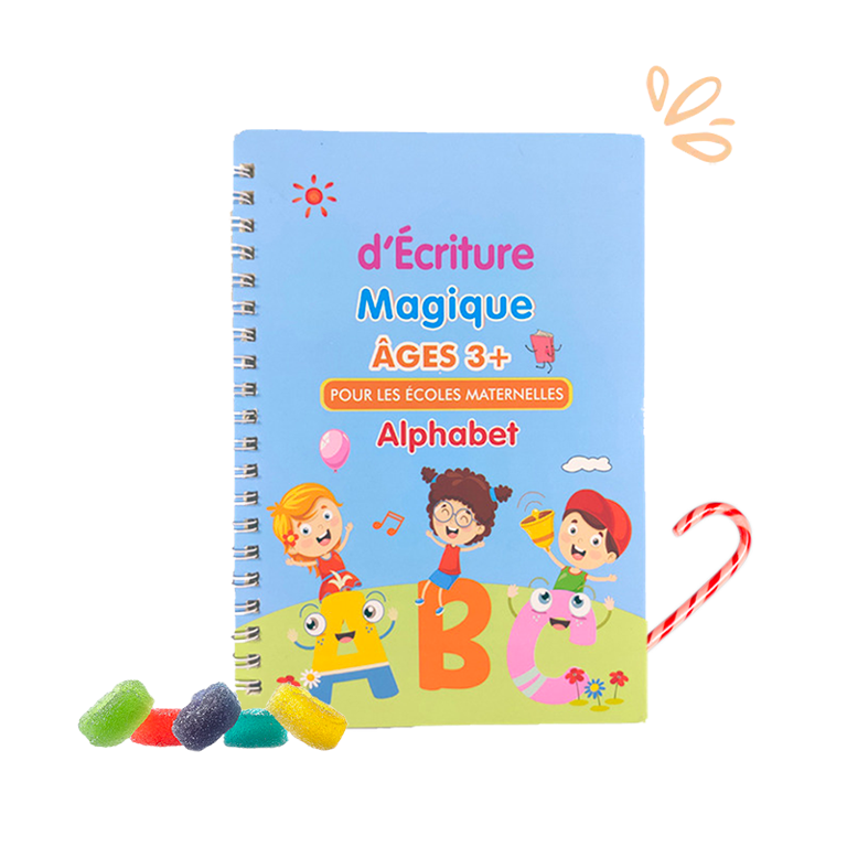 Offrez à votre enfant une longueur d’avance : l’écriture, premier pas vers la réussite (1 cahier acheter 3 cahiers offertes).