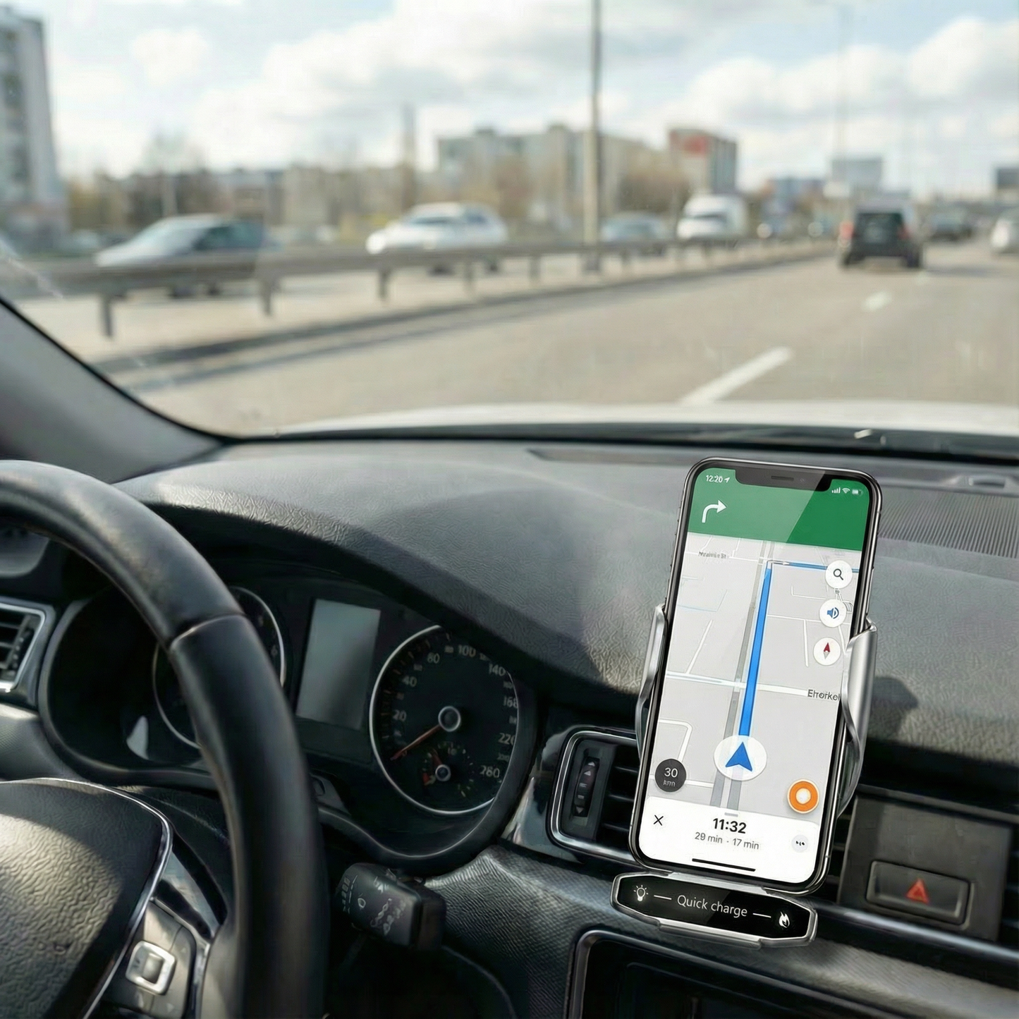 Q3 Pro™ – Le Support Téléphone Support magnétique avec charge rapide 15W et capteur intelligent, modèle 2026