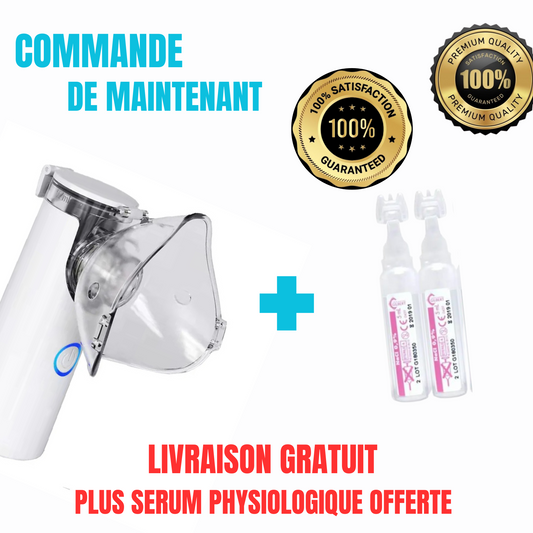 Vous ou vos proche souffrants de l'asthme; bronchite; toux ou rhume  Avec NebulAir™  Respirez mieux en 5 MINUTES