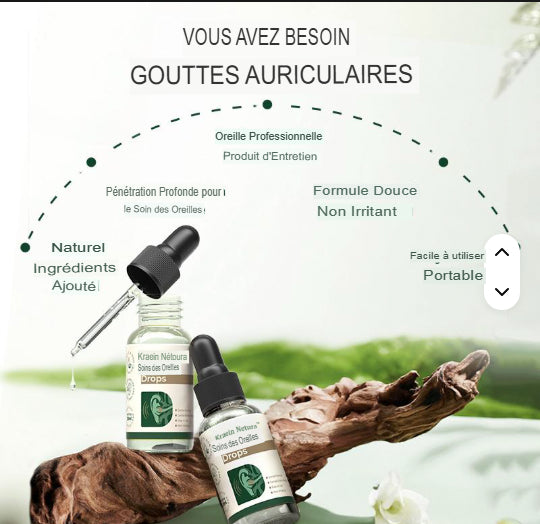 Soulagez la Douleur Auriculaire et les Acouphènes Naturellement – Huile Bio 30ml