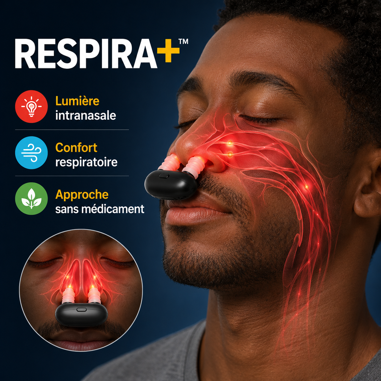 RESPIRA+™ Respirez plus librement, sans ajouter un spray de plus à votre routine