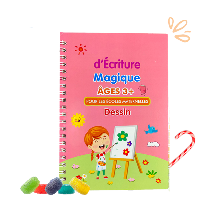 Offrez à votre enfant une longueur d’avance : l’écriture, premier pas vers la réussite (1 cahier acheter 3 cahiers offertes).