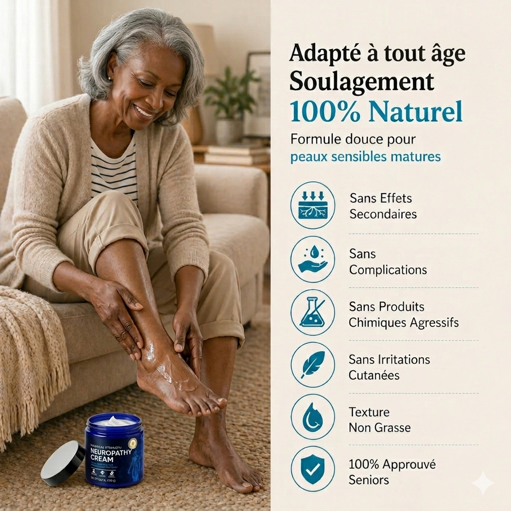 NEUROPATHIE CREAMS soulage la varice , la sensation de jambes lourd , douleurs brûlure aux pieds , douleur articulaire la neuropathie des la premières application