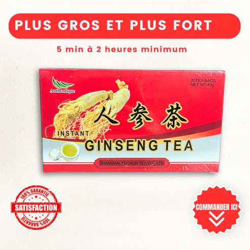 Ginseng Tea : Pack de 20 thé de faiblesse sexuelle