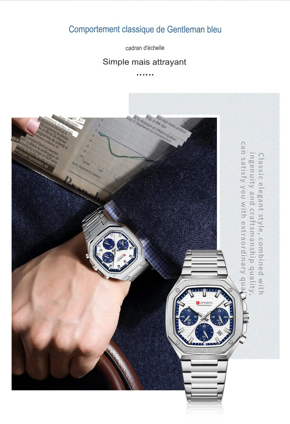 💎 CURREN 8459 — L’ÉLÉGANCE QUI S’IMPOSE D’ELLE-MÊME