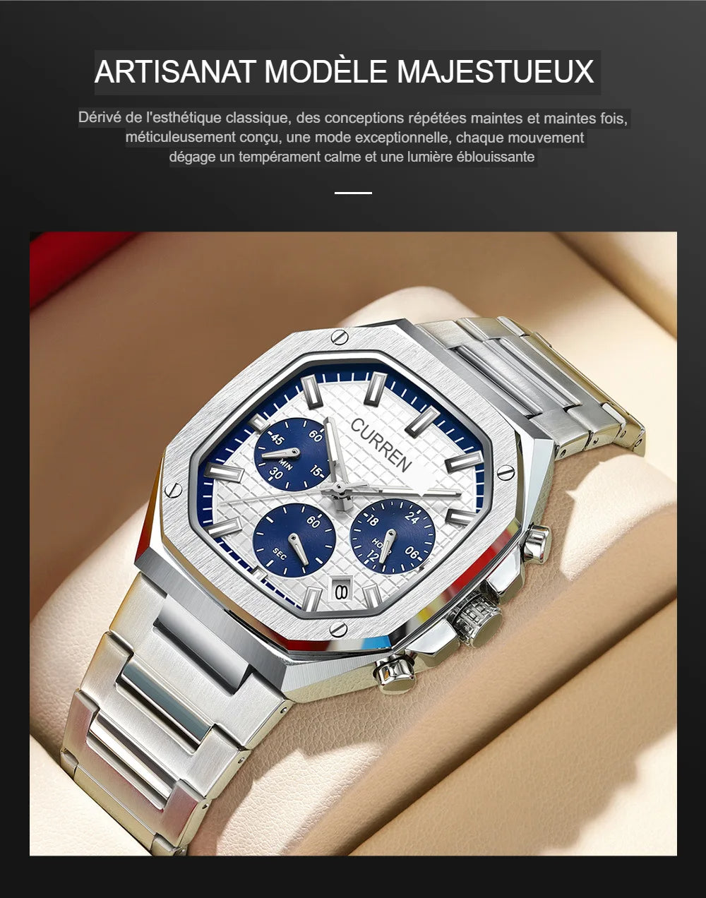 💎 CURREN 8459 — L’ÉLÉGANCE QUI S’IMPOSE D’ELLE-MÊME