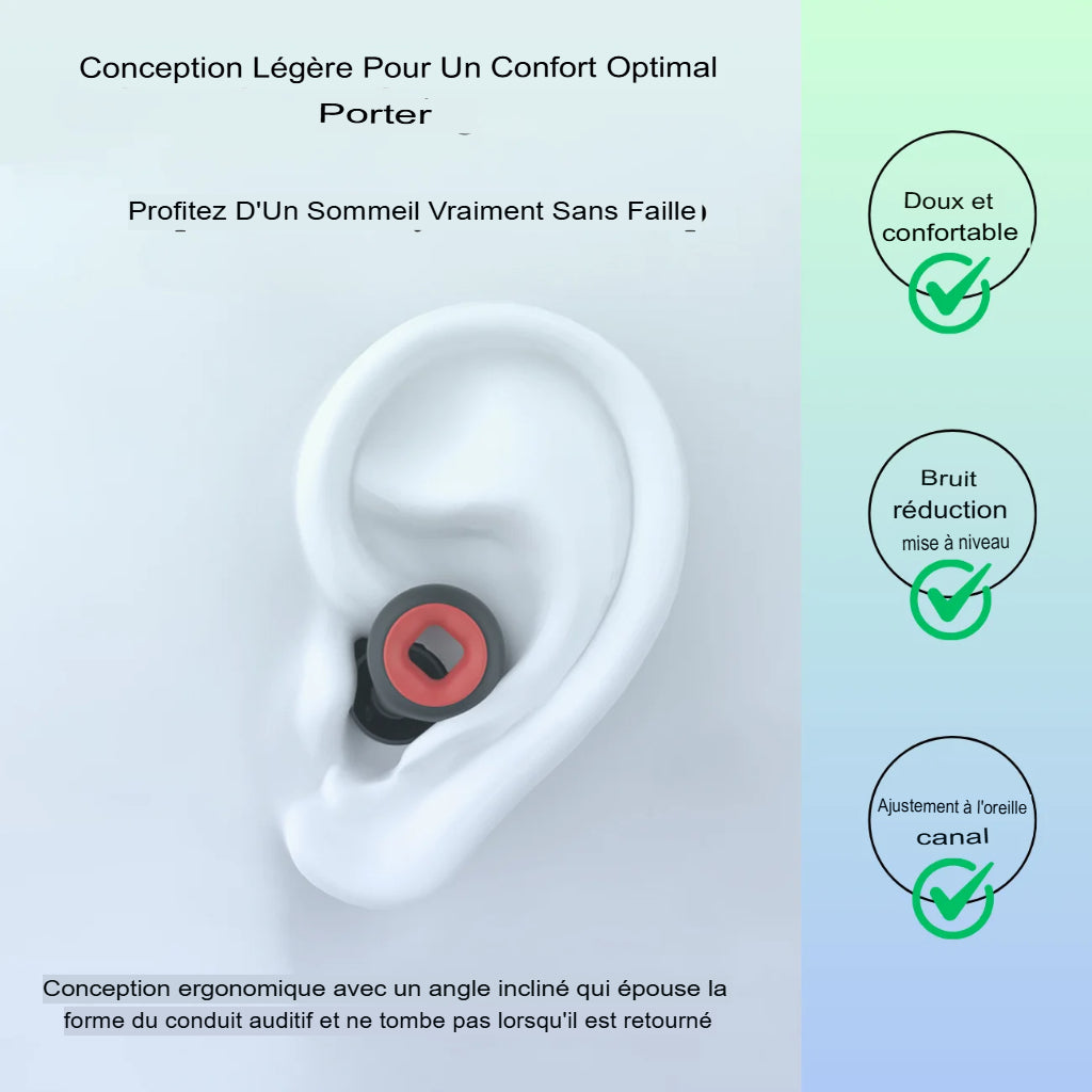 🌙 WaveSilence™ — Les bouchons d’oreilles en silicone qui changent vos nuits et vos journées