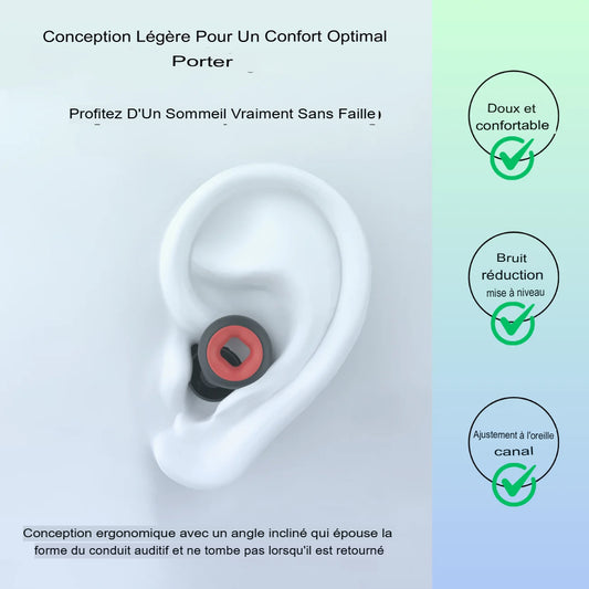 🌙 WaveSilence™ — Les bouchons d’oreilles en silicone qui changent vos nuits et vos journées