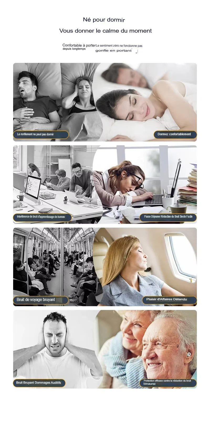 🌙 WaveSilence™ — Les bouchons d’oreilles en silicone qui changent vos nuits et vos journées