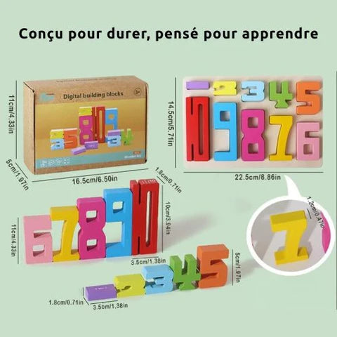 Numébloc™ – Les chiffres deviennent un jeux et l'apprentissage devient facile