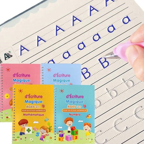 Offrez à votre enfant une longueur d’avance : l’écriture, premier pas vers la réussite (1 cahier acheter 3 cahiers offertes).