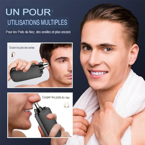 360 Tondeuse à poils de nez portable unisexe